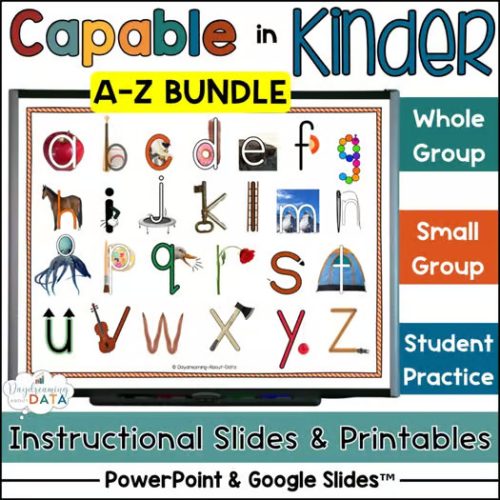 Alphabet Lessons A-Z Structured Literacy Phonics Lessons Practice