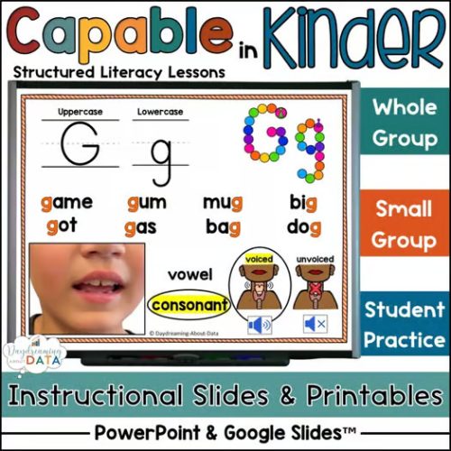 Alphabet Lessons Letter Gg Structured Literacy Phonics Lessons Activities