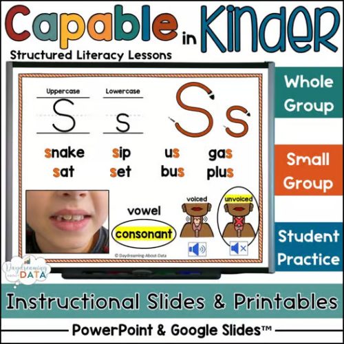 Alphabet Lessons Letter Ss Structured Literacy Phonics Lessons