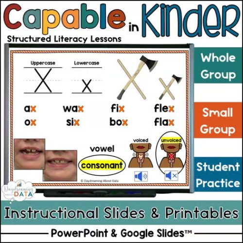 Alphabet Lessons Letter Xx Structured Literacy Phonics Lessons Activities