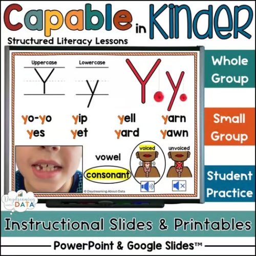 Alphabet Lessons Consonant Yy Structured Literacy Phonics Lessons Activities