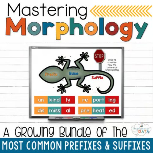 Mastering Morphology Lessons and Activities Growing Bundle
